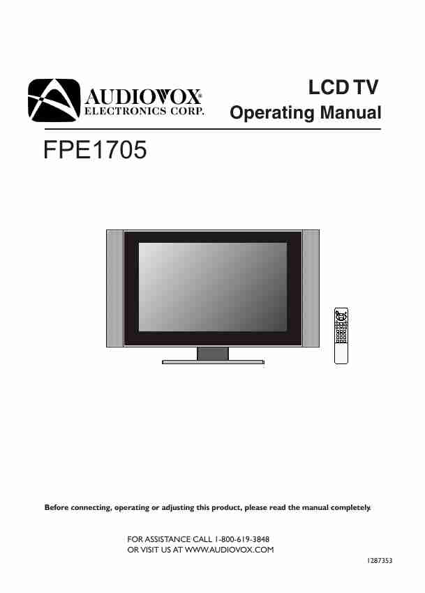 Audiovox Flat Panel Television FPE1705-page_pdf